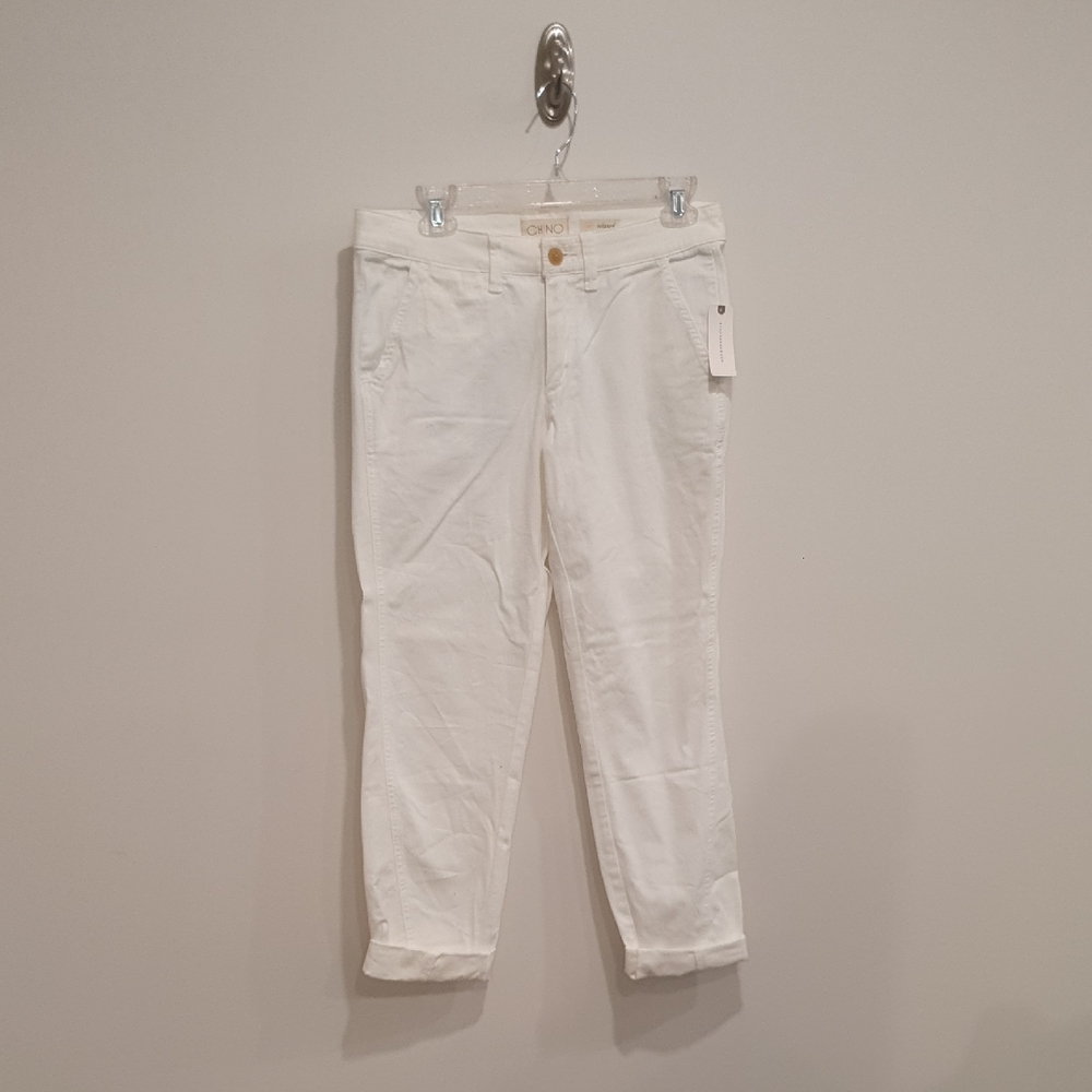 NWT Chino By Anthropologie Women's White Jeans Size 26